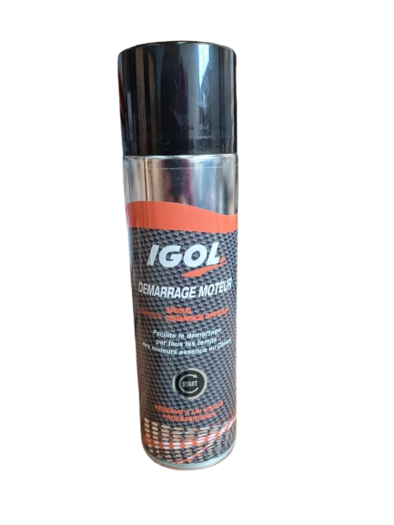 Aérosol démarrage moteur