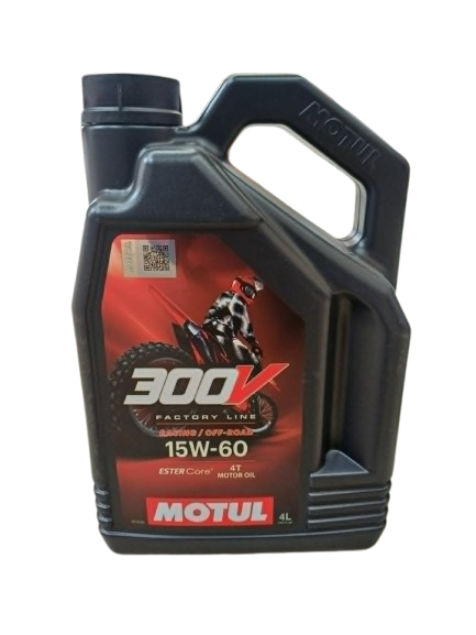 Huile moteur 300V 4T 15W-60 Motul 4L