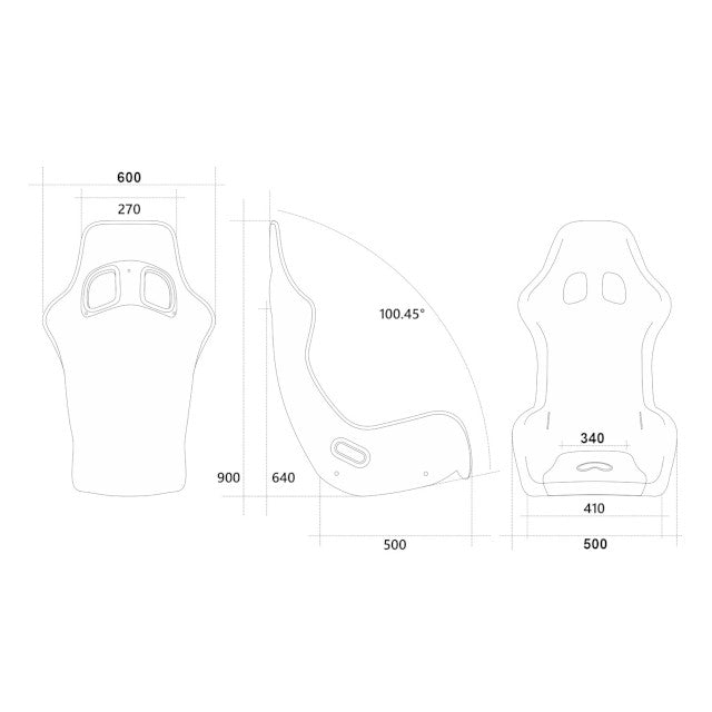 Siège baquet skai ATECH Raid-2025 SUR COMMANDE
