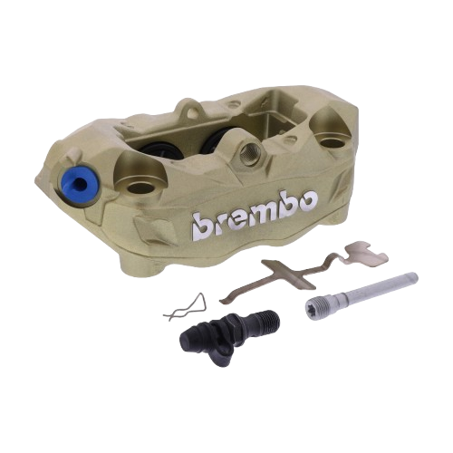 Étrier de frein droit Or Brembo M4.32 - fixation à gauche