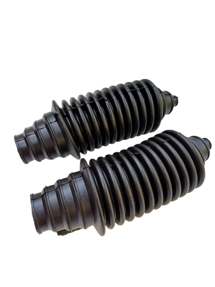 Lot De 2 Soufflets De Direction Silicone Bleu Universels - Kit Complet Avec Serre-câbles Pour Pignon De Crémaillère