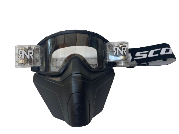 Masque pour casque jet