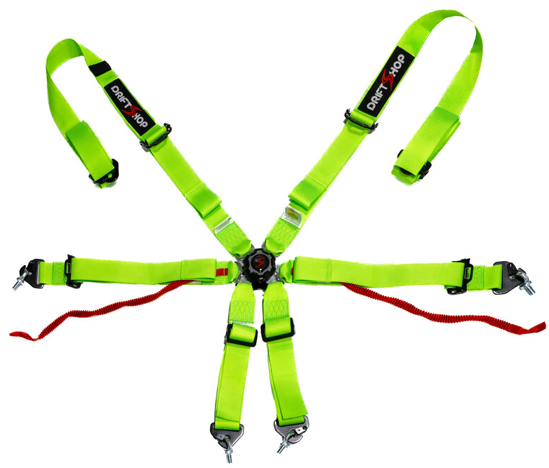 Harnais couleur FIA 6 points R6 compatible hans - 2026 - couleur aux choix