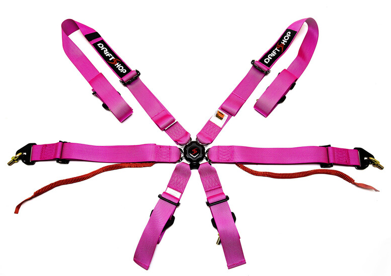 Harnais couleur FIA 6 points R6 compatible hans - 2026 - couleur aux choix