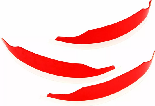 Lot de 3 gouttières pour lunette 100% Accuri 2 Racecraft 2 and Strata 2 Forecast